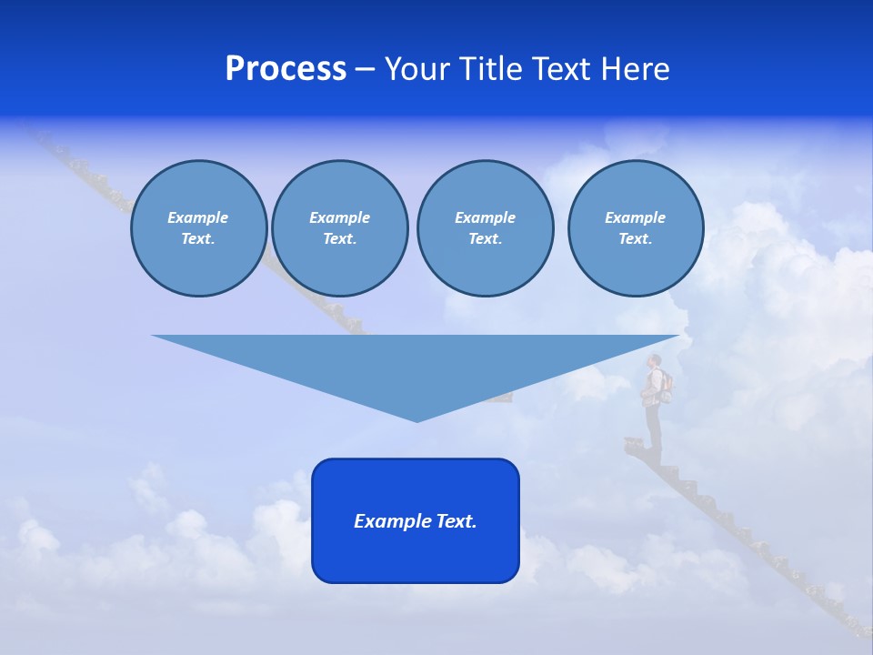Town Illustration Big PowerPoint Template