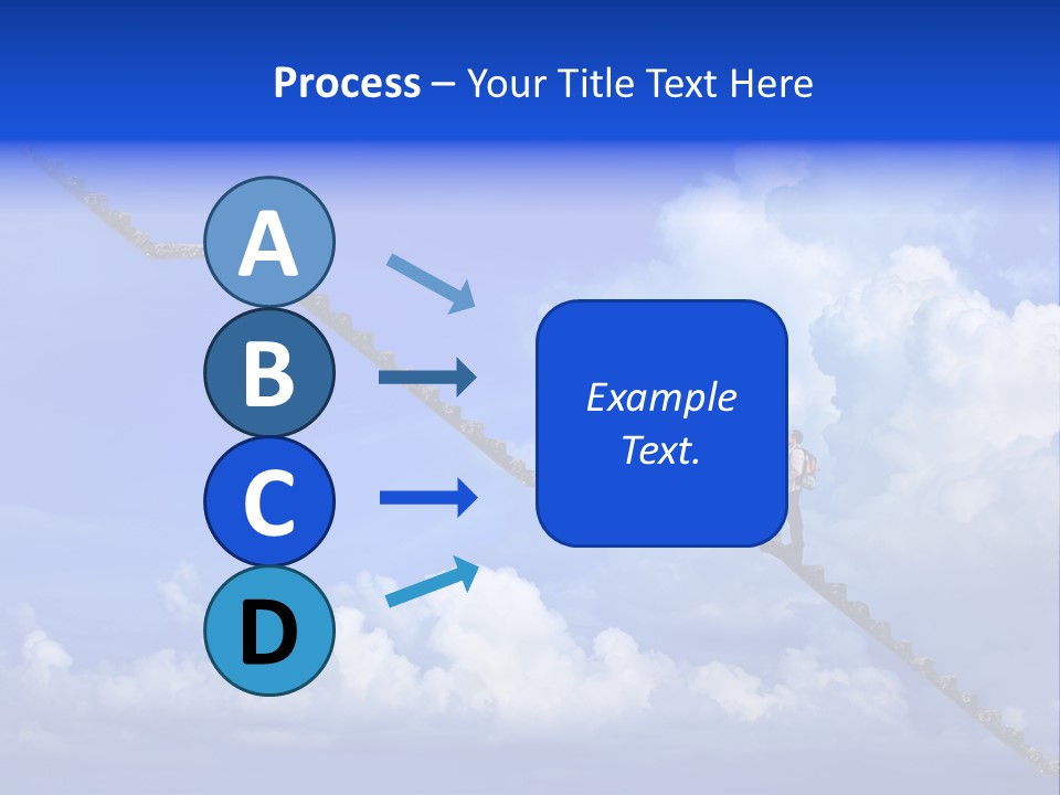 Town Illustration Big PowerPoint Template