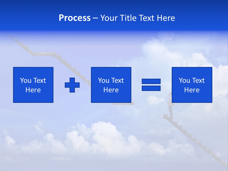 Town Illustration Big PowerPoint Template