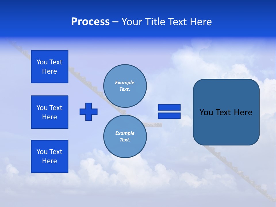 Town Illustration Big PowerPoint Template