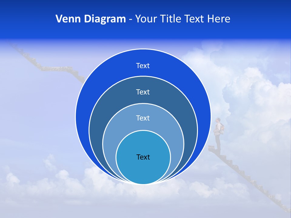Town Illustration Big PowerPoint Template