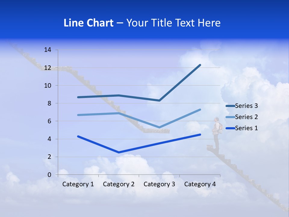 Town Illustration Big PowerPoint Template