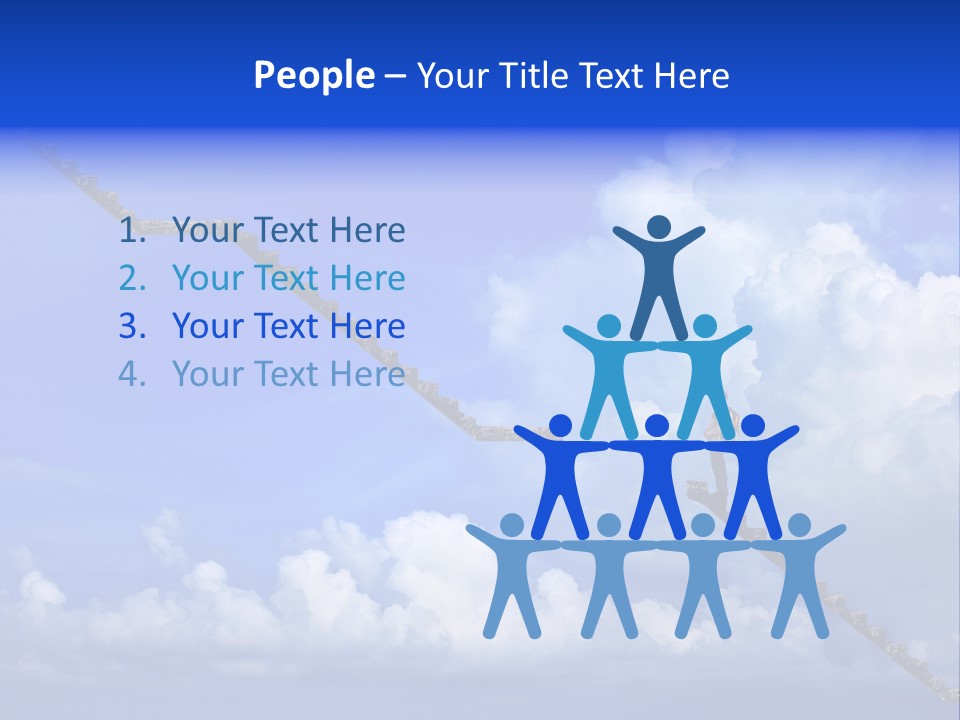 Town Illustration Big PowerPoint Template