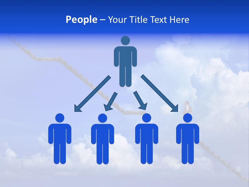 Town Illustration Big PowerPoint Template