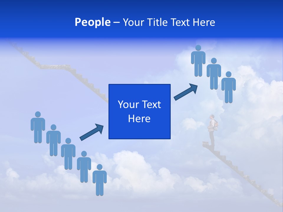 Town Illustration Big PowerPoint Template