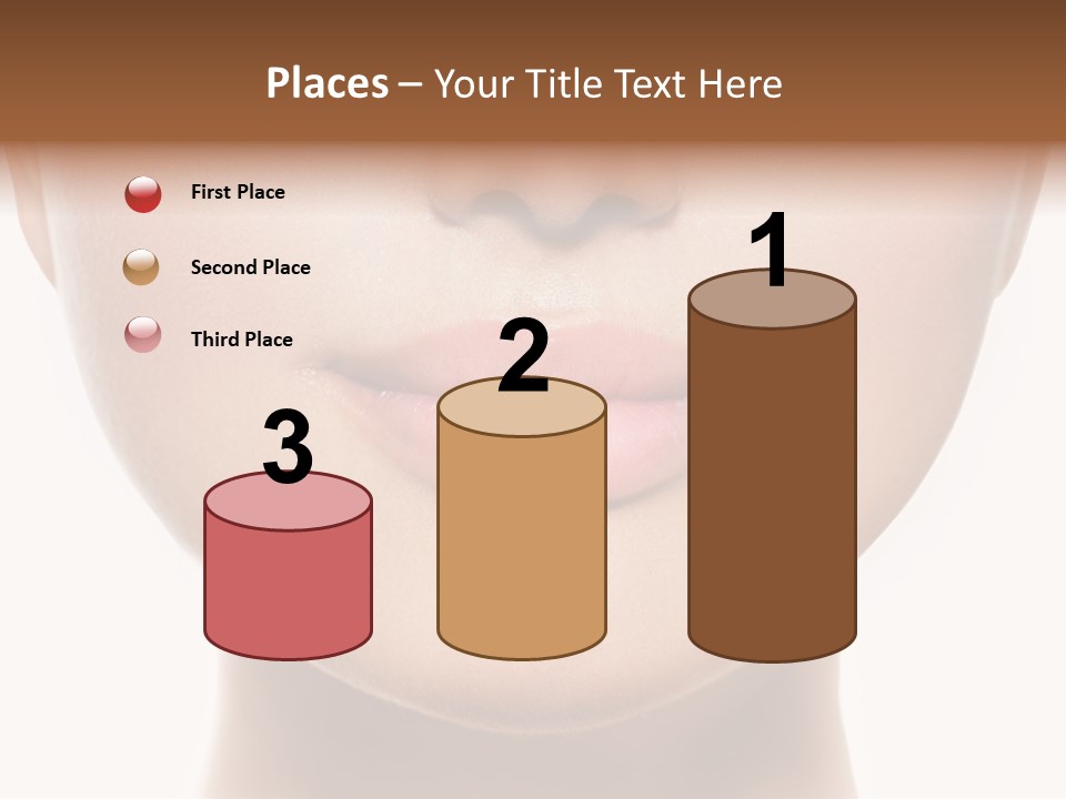 Cube Shape Tall PowerPoint Template