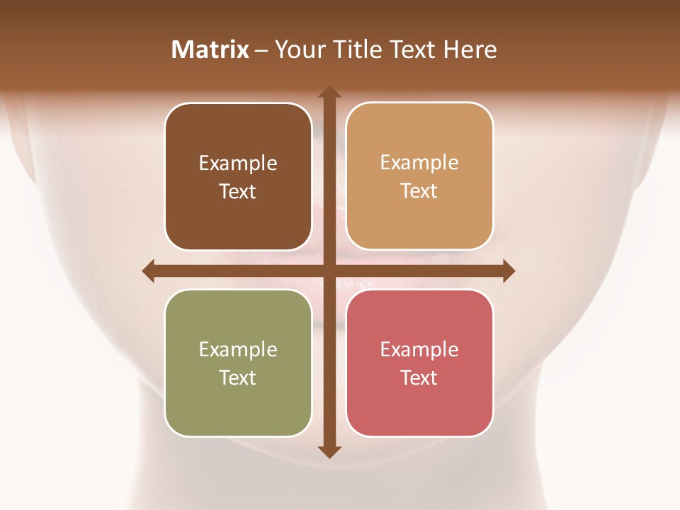 Cube Shape Tall PowerPoint Template