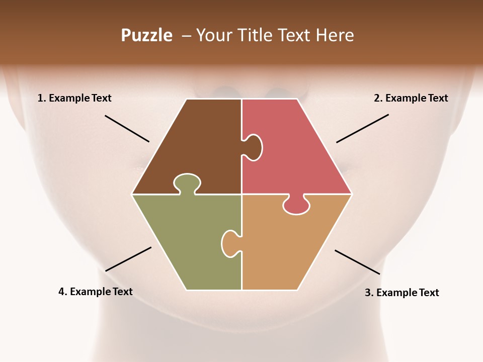 Cube Shape Tall PowerPoint Template