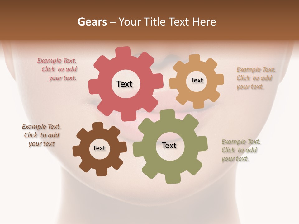 Cube Shape Tall PowerPoint Template