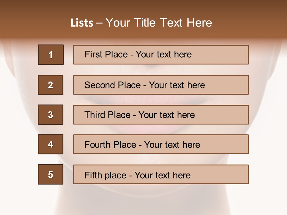 Cube Shape Tall PowerPoint Template