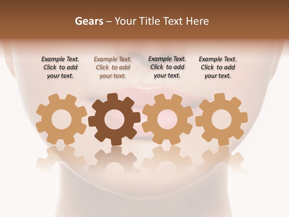 Cube Shape Tall PowerPoint Template