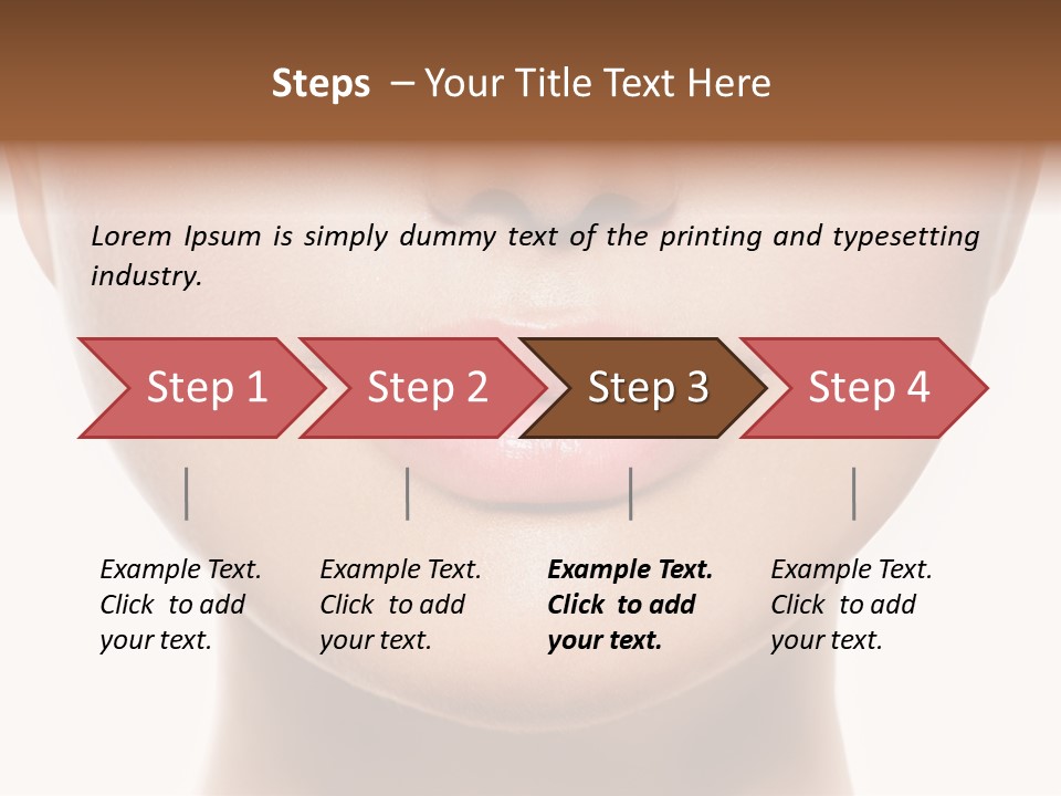 Cube Shape Tall PowerPoint Template
