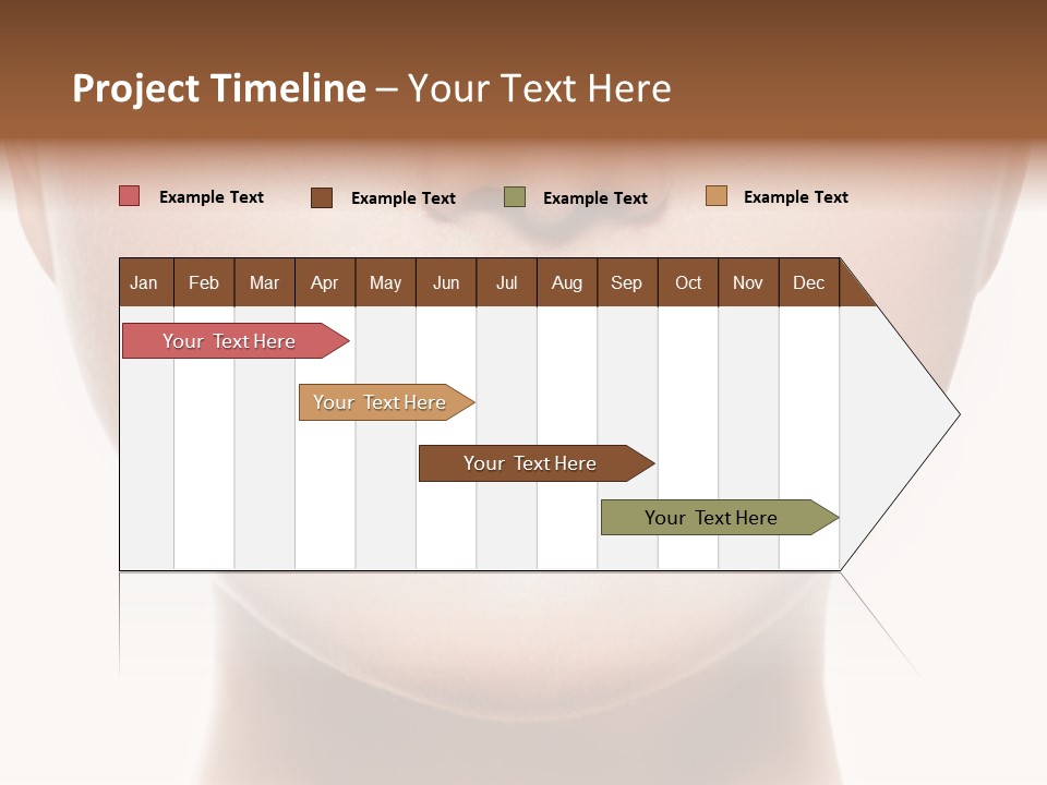 Cube Shape Tall PowerPoint Template