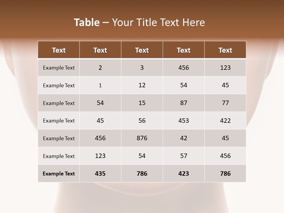 Cube Shape Tall PowerPoint Template
