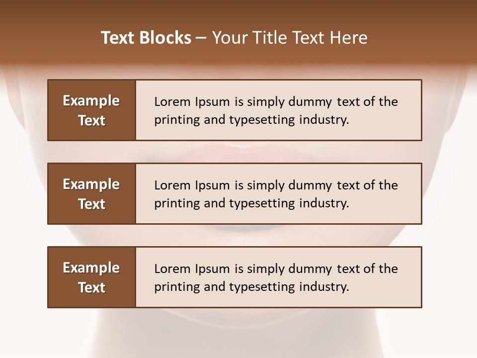 Cube Shape Tall PowerPoint Template