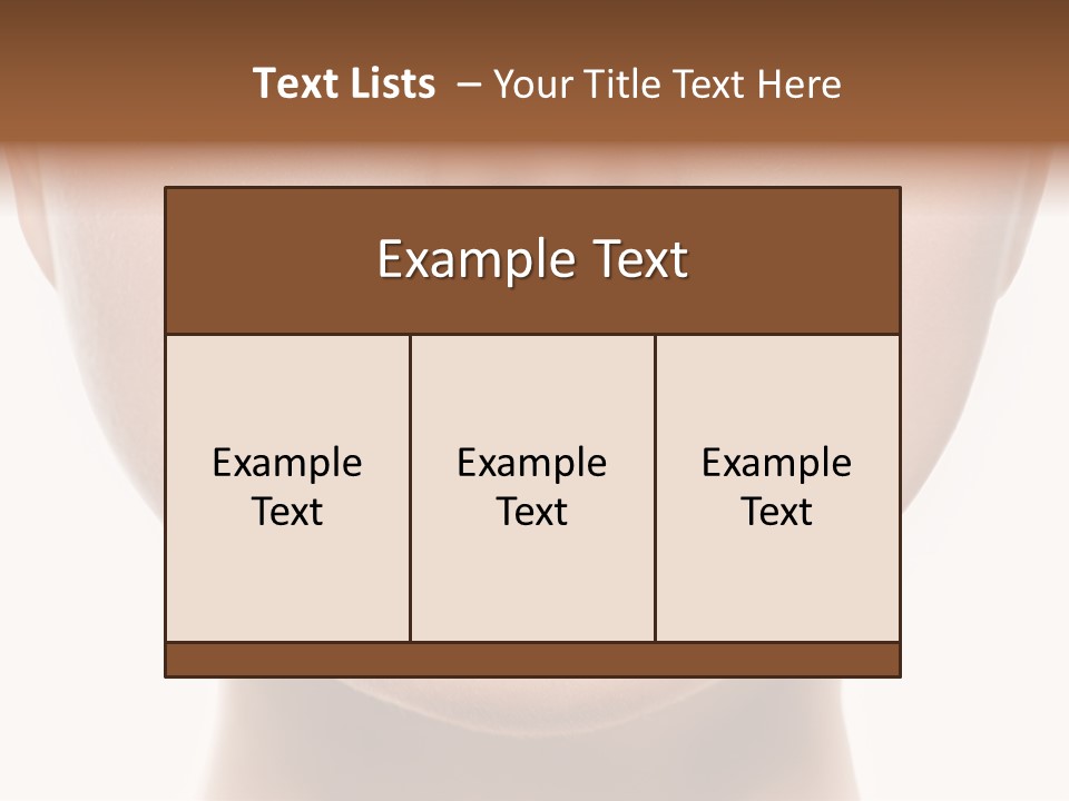 Cube Shape Tall PowerPoint Template