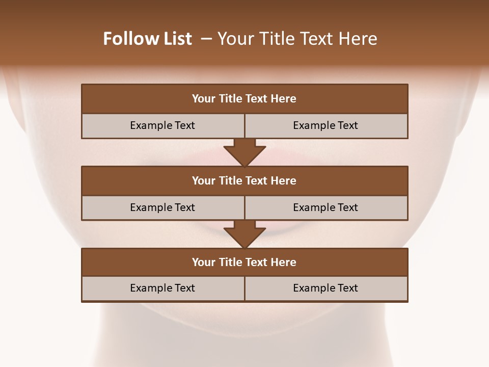 Cube Shape Tall PowerPoint Template