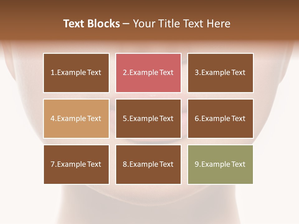 Cube Shape Tall PowerPoint Template