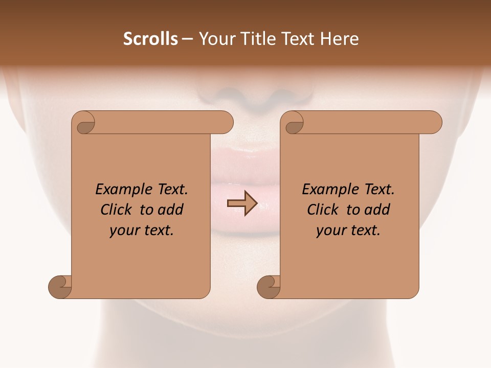 Cube Shape Tall PowerPoint Template