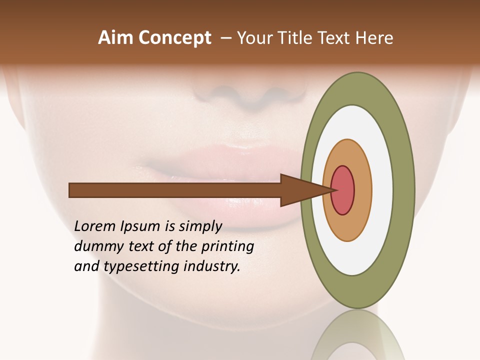 Cube Shape Tall PowerPoint Template