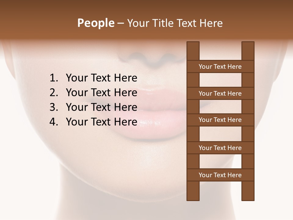 Cube Shape Tall PowerPoint Template