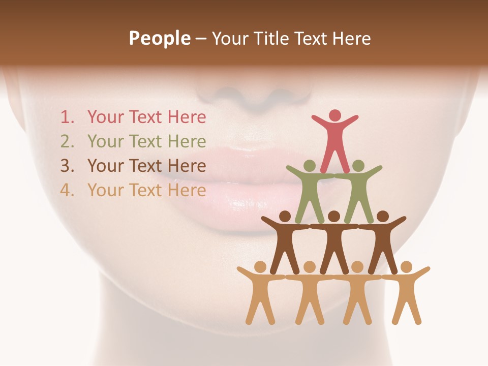 Cube Shape Tall PowerPoint Template