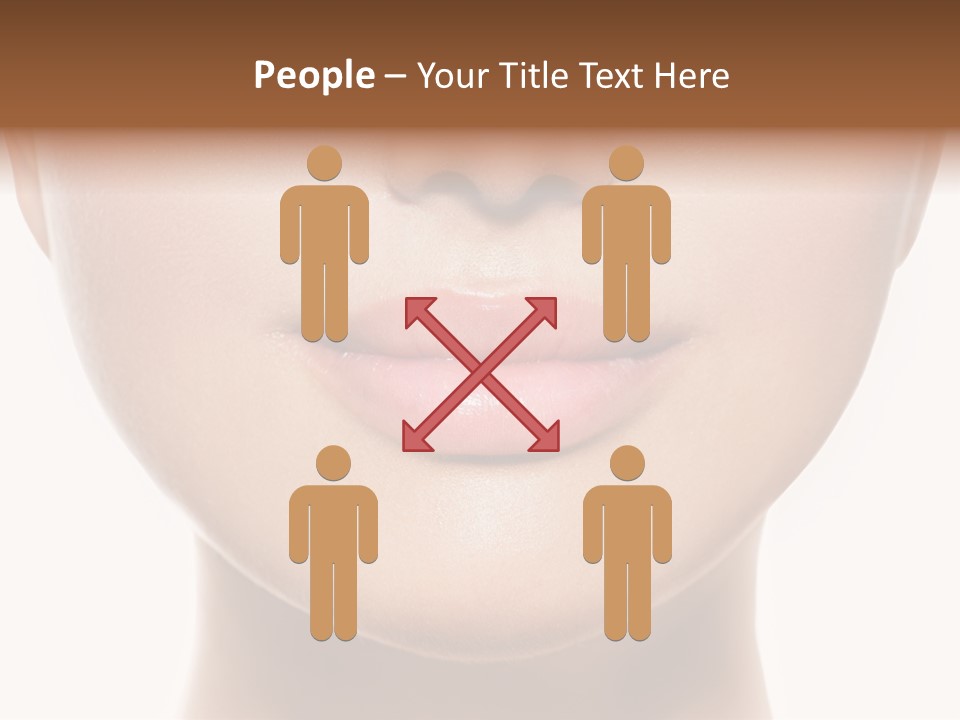 Cube Shape Tall PowerPoint Template