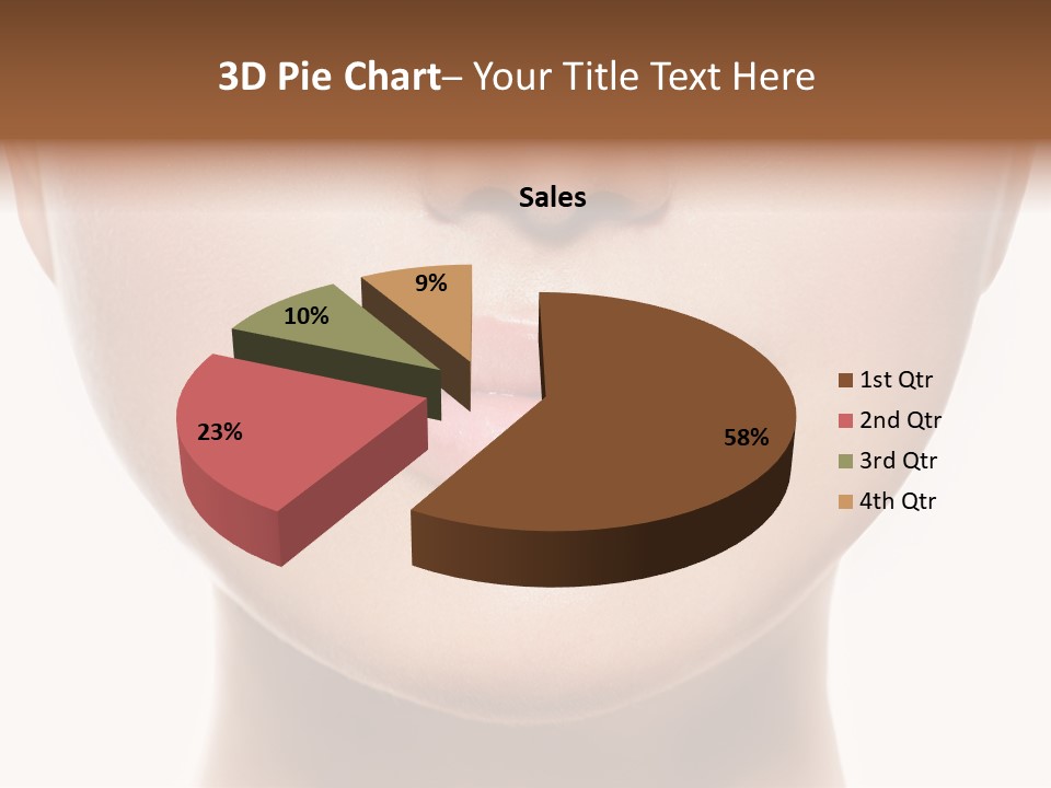 Cube Shape Tall PowerPoint Template