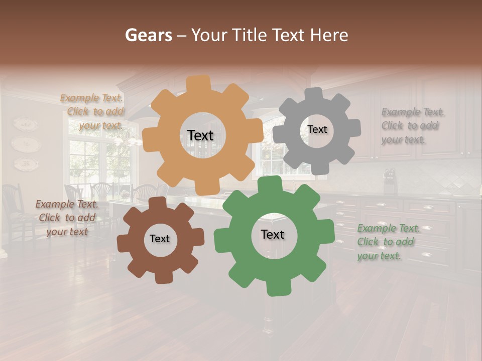Environment Construction Shape PowerPoint Template