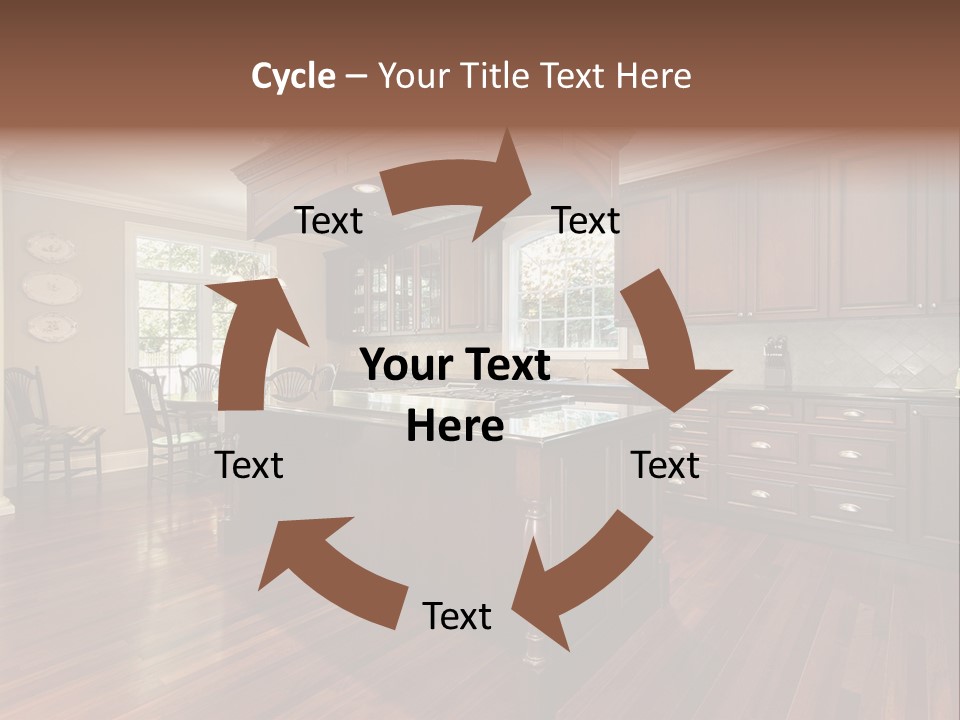 Environment Construction Shape PowerPoint Template