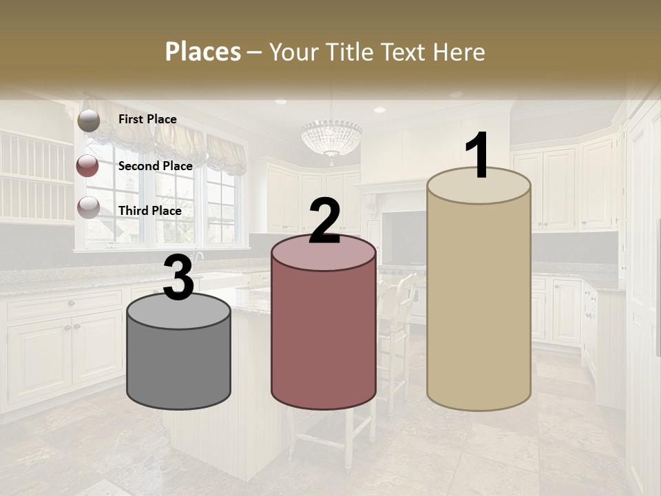 Town Shape Background PowerPoint Template