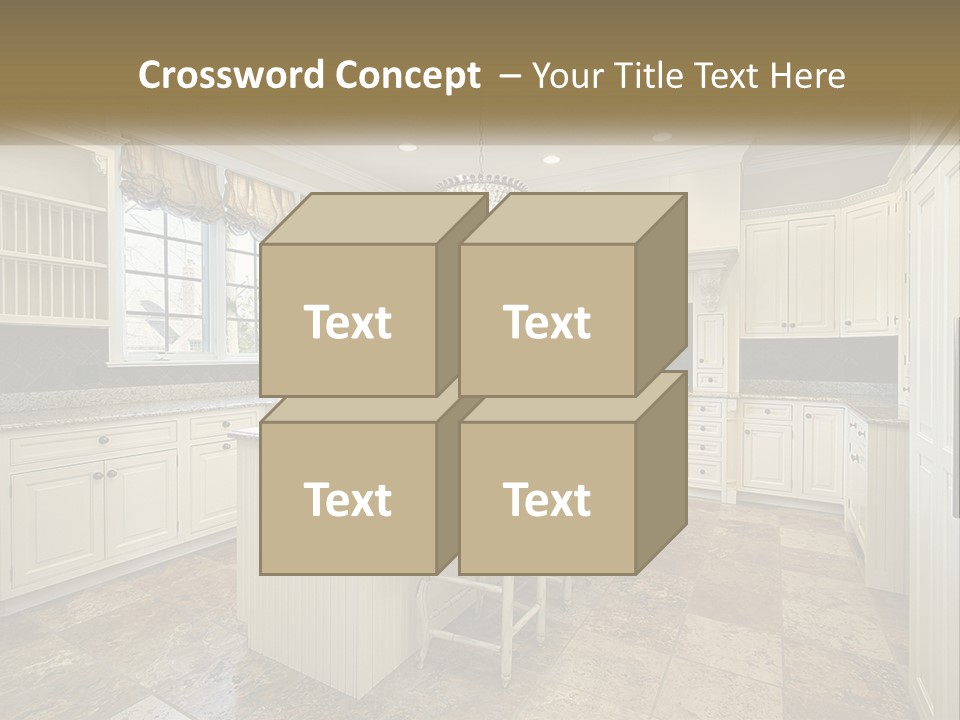 Town Shape Background PowerPoint Template