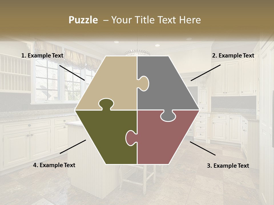 Town Shape Background PowerPoint Template