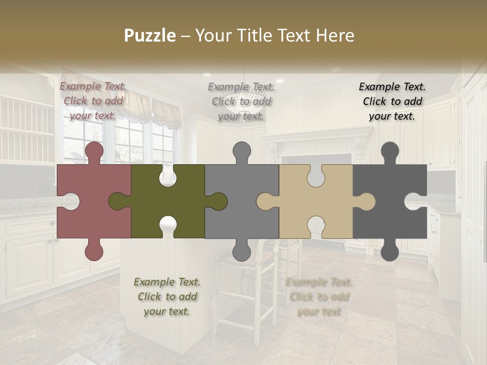 Town Shape Background PowerPoint Template