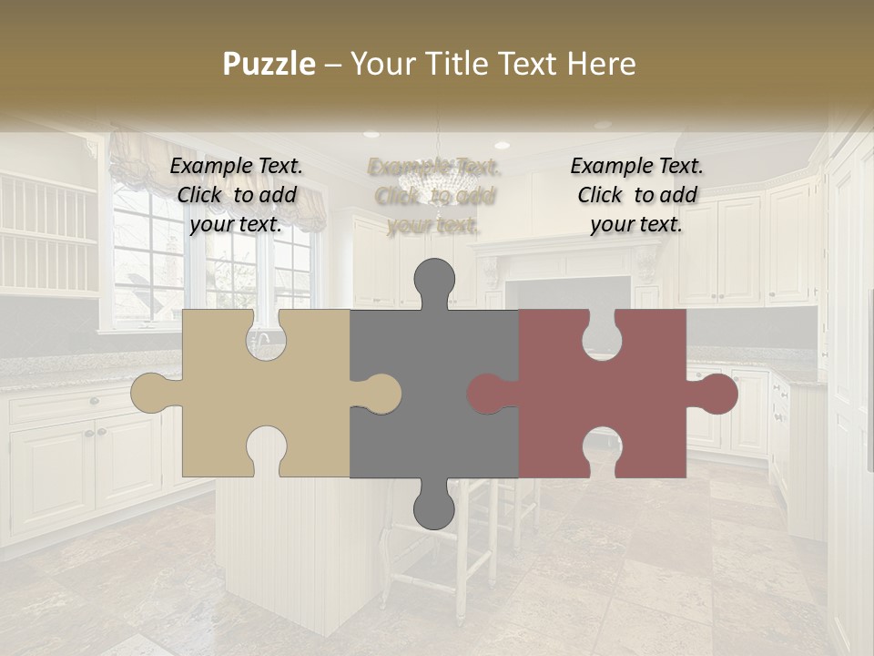 Town Shape Background PowerPoint Template