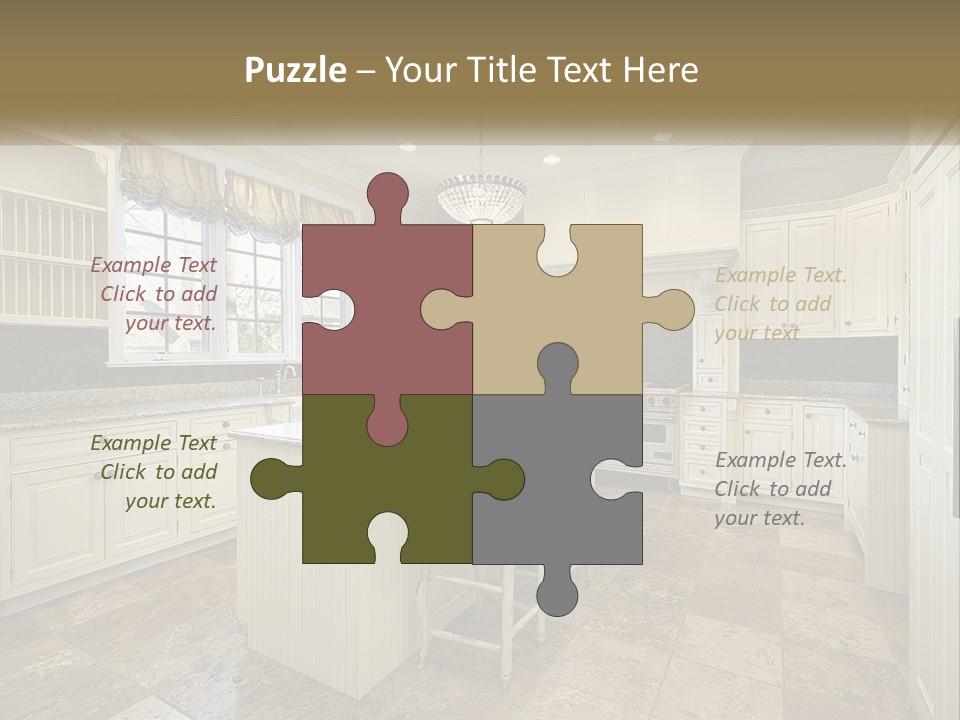 Town Shape Background PowerPoint Template