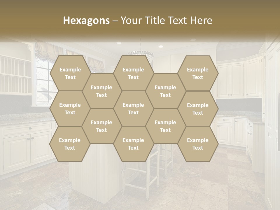 Town Shape Background PowerPoint Template