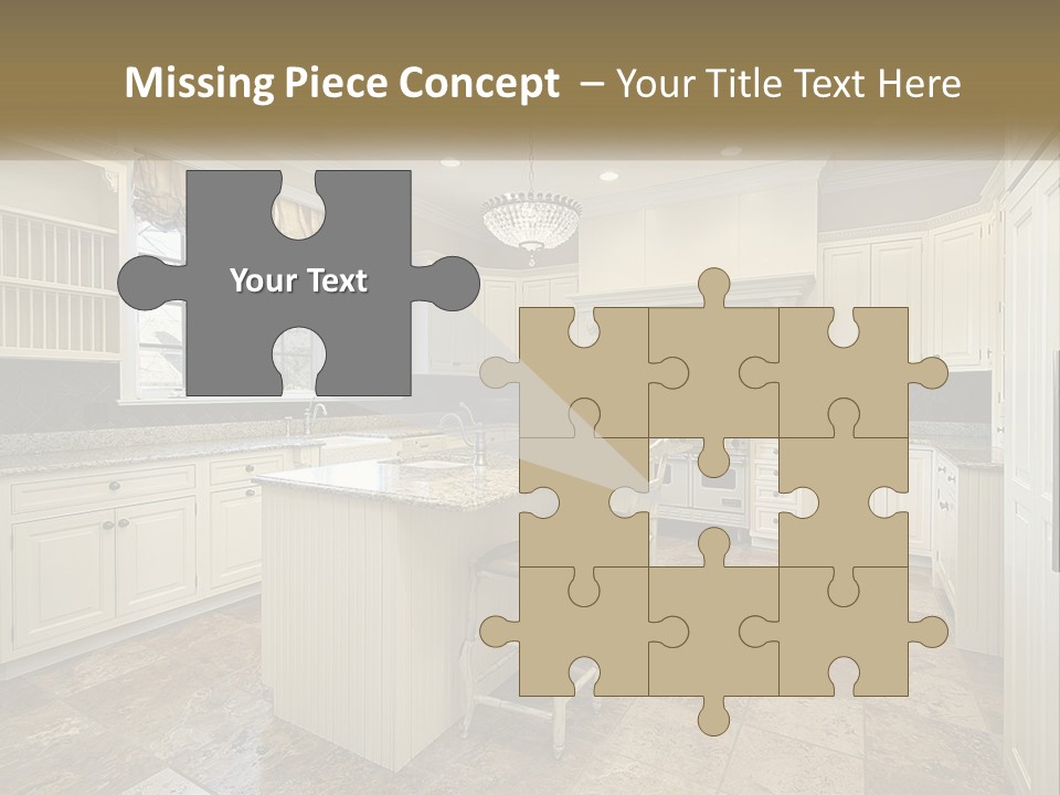 Town Shape Background PowerPoint Template