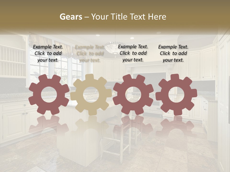 Town Shape Background PowerPoint Template