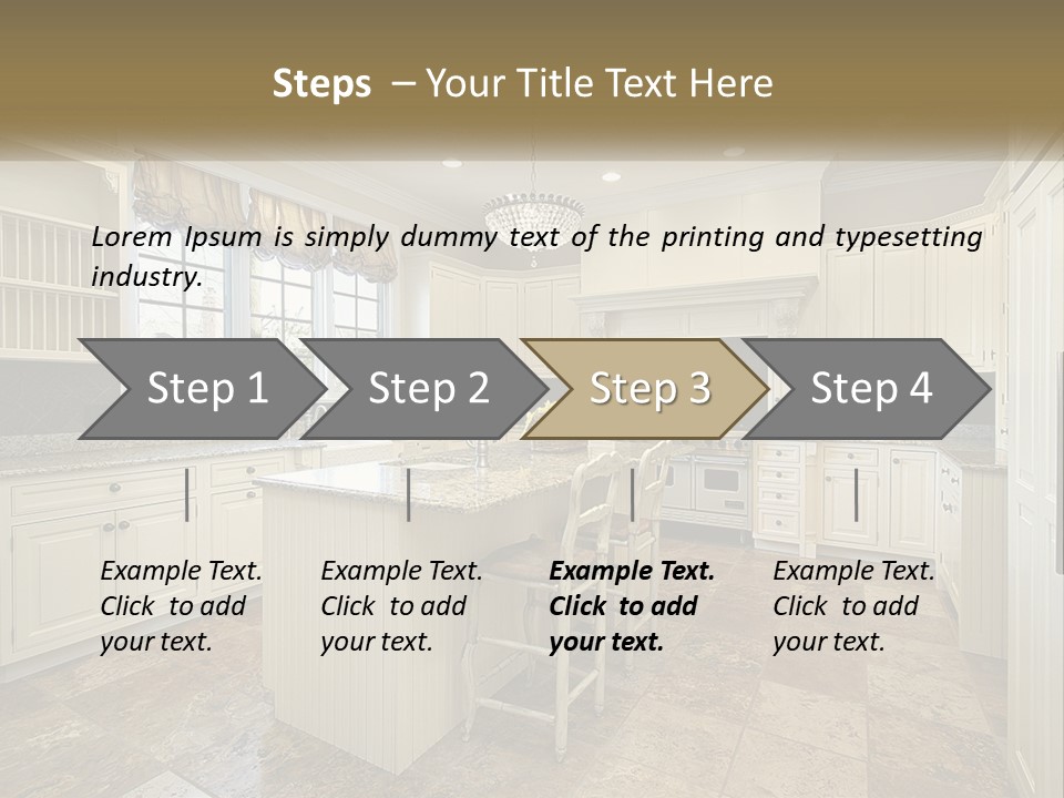 Town Shape Background PowerPoint Template