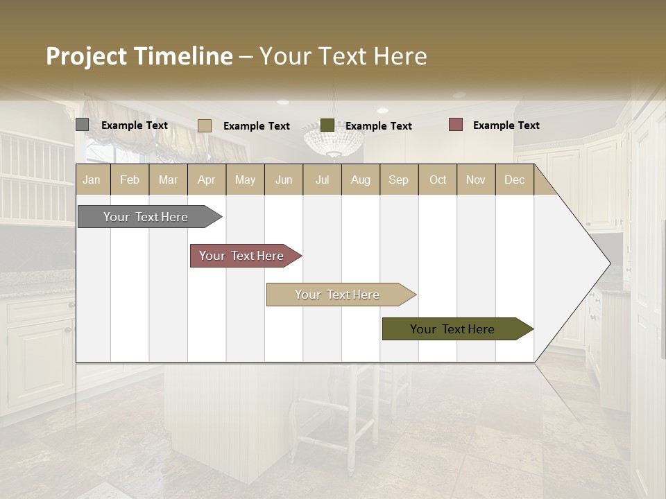 Town Shape Background PowerPoint Template