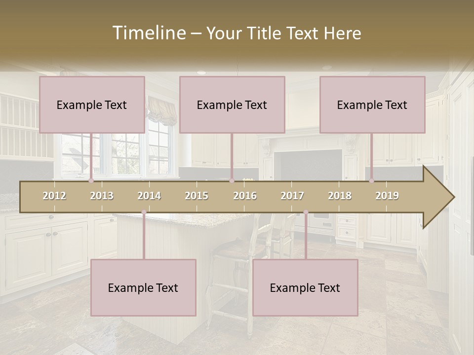 Town Shape Background PowerPoint Template