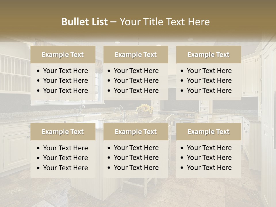 Town Shape Background PowerPoint Template