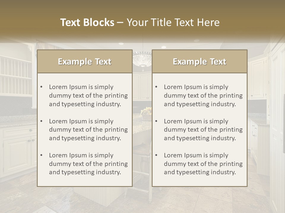 Town Shape Background PowerPoint Template