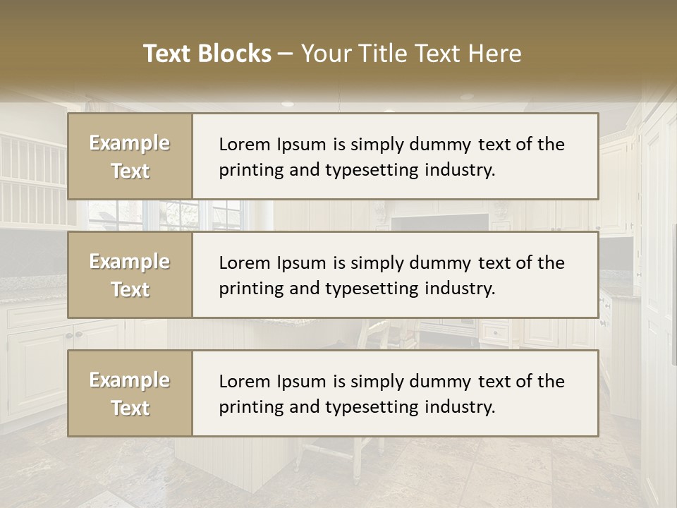 Town Shape Background PowerPoint Template