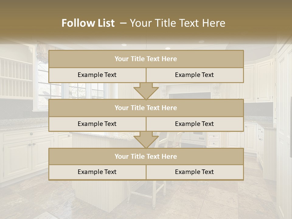 Town Shape Background PowerPoint Template