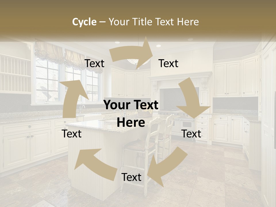 Town Shape Background PowerPoint Template