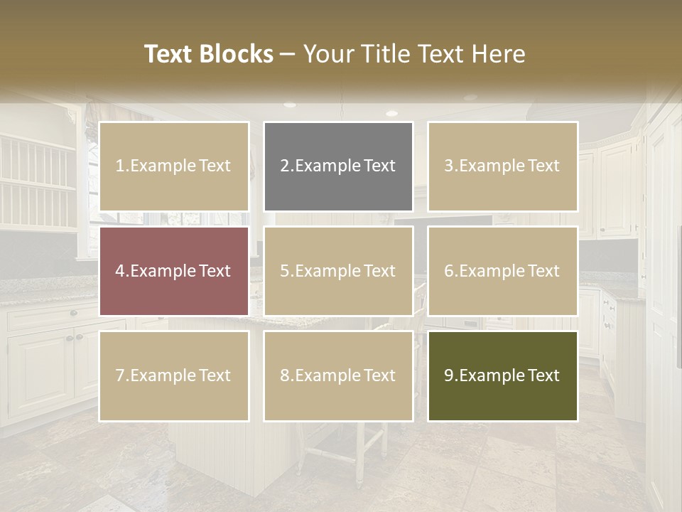 Town Shape Background PowerPoint Template