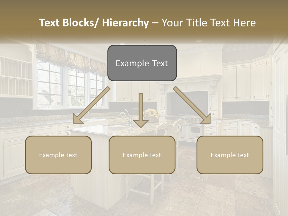 Town Shape Background PowerPoint Template