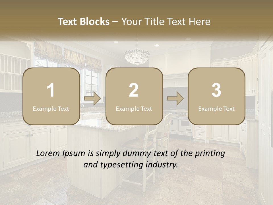 Town Shape Background PowerPoint Template